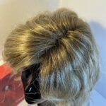 Modern style wavy blonde wig. Bblmw322