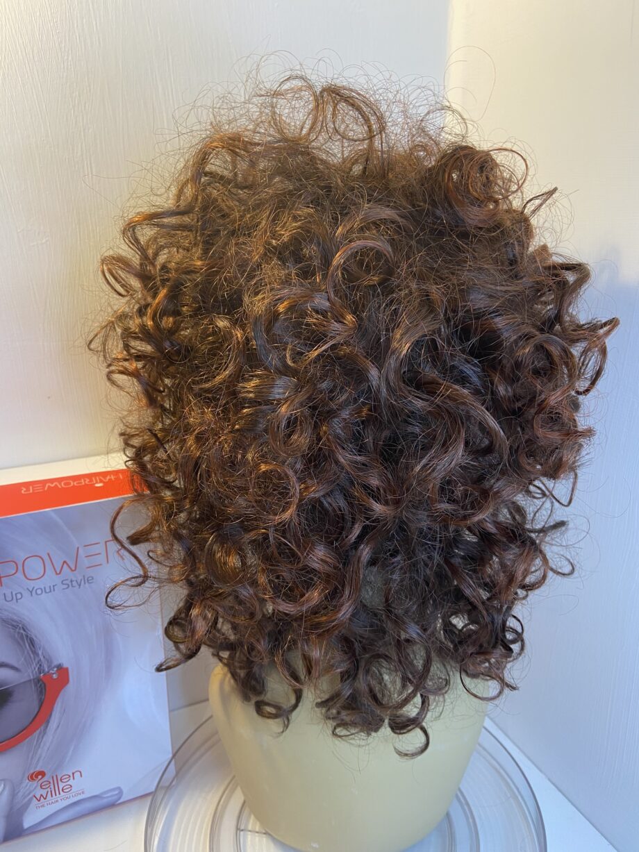 Curly Ellen Wille brown wig. Bbrlc319