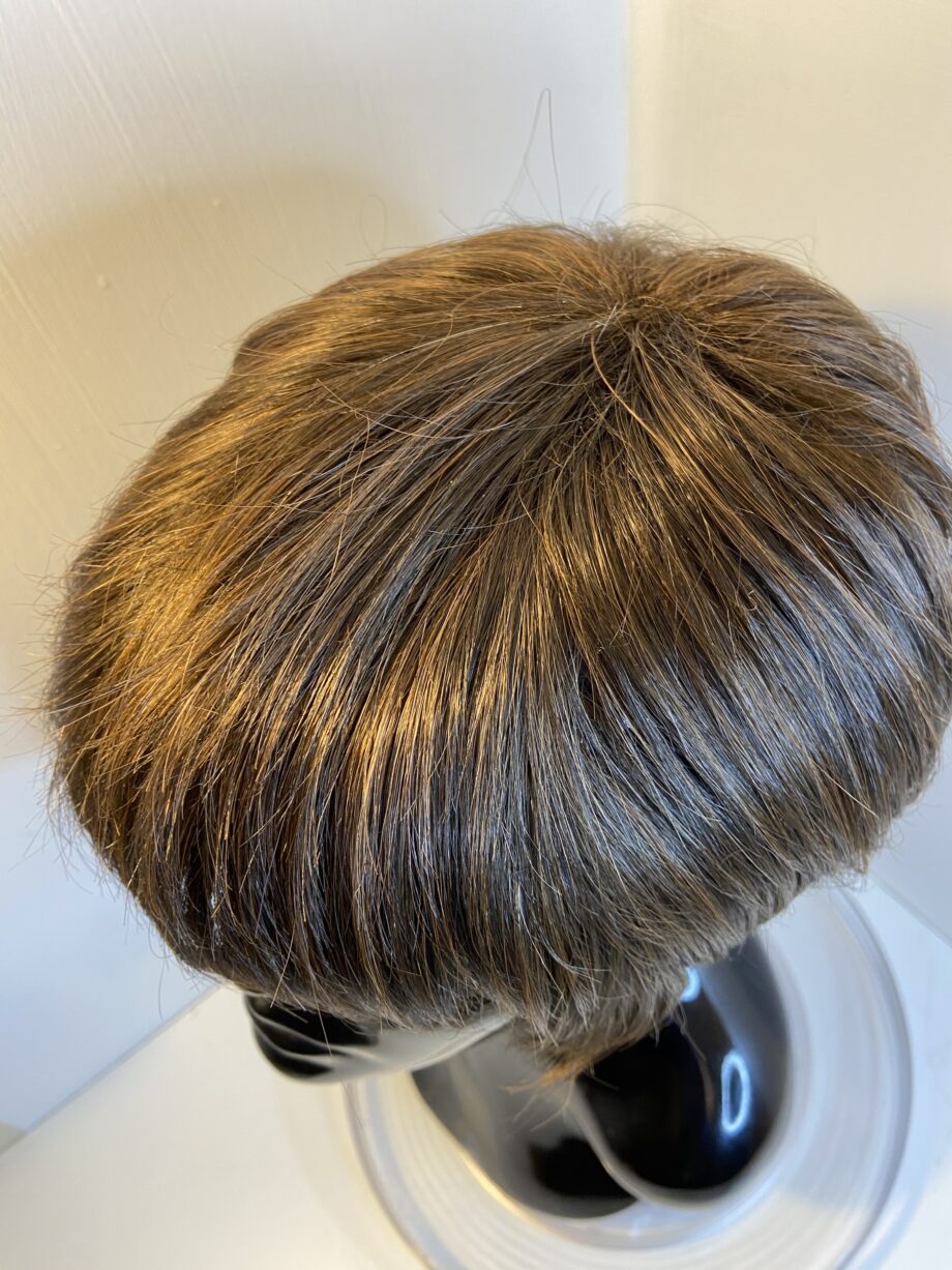 Short brown stylish designer wig. Brss607