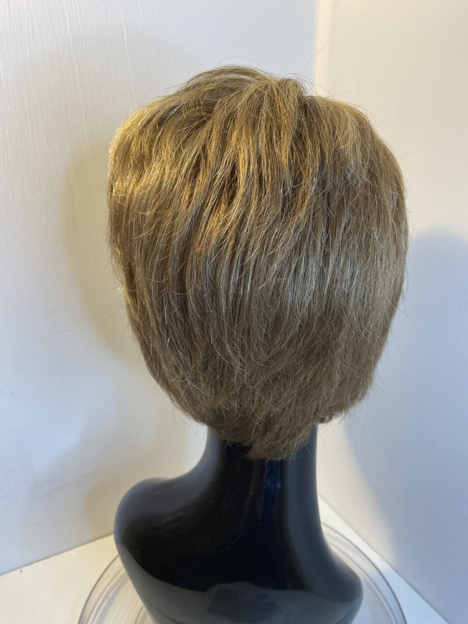 Soft cap blonde highlighted wig. Blss49