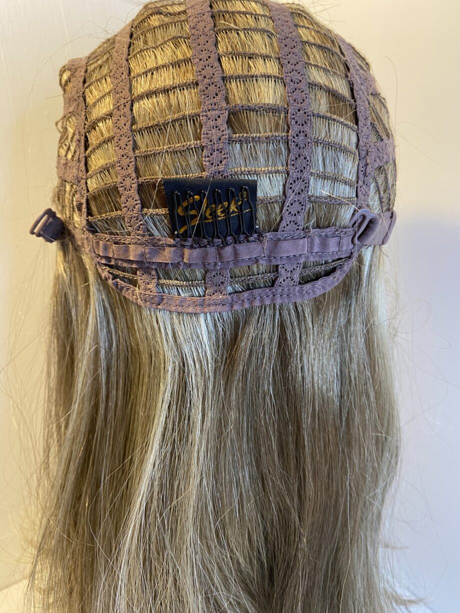 Blonde highlighted long wig. Bblls529