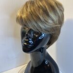 Soft cap blonde highlighted wig. Blss49