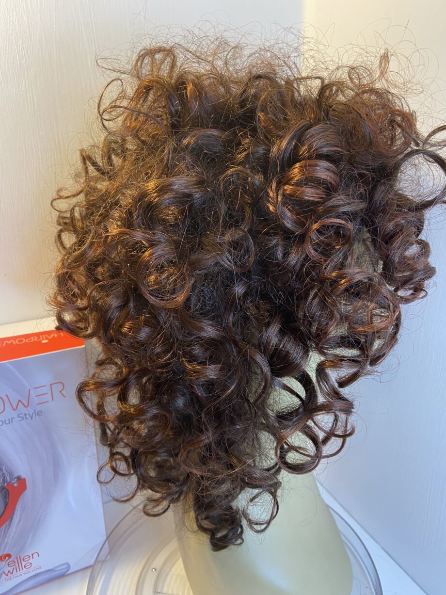 Curly Ellen Wille brown wig. Bbrlc319