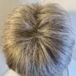 Stylish salt and pepper Noriko wig. Gss541
