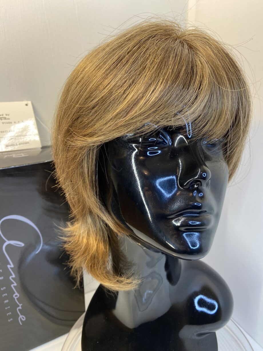Rene of Paris marble brown boxed wig. Bbrms351