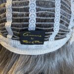 Silver grey mid length designer boxed wig. Bgms327