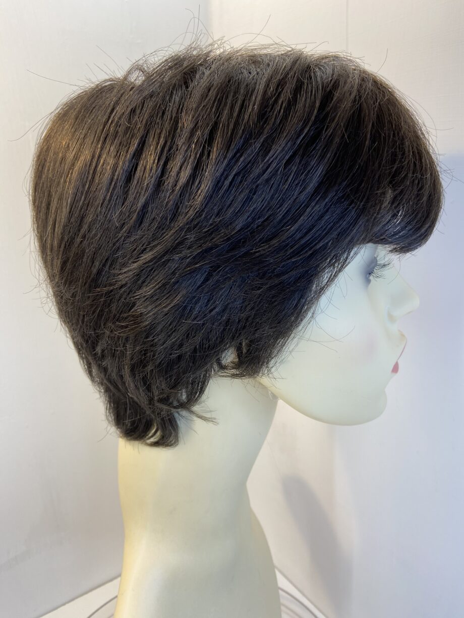 Short dark brown wig. Brss900