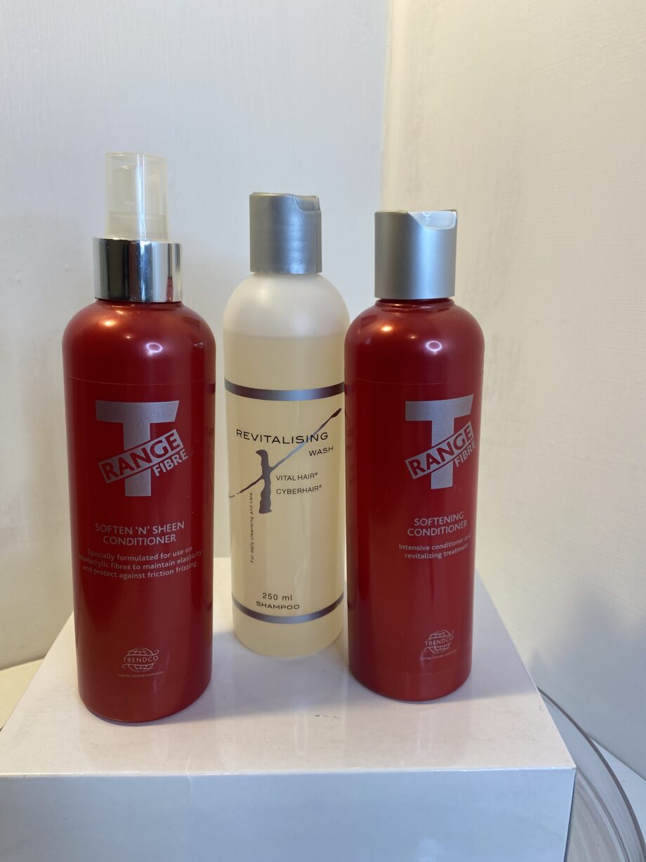 Wig care products. 59