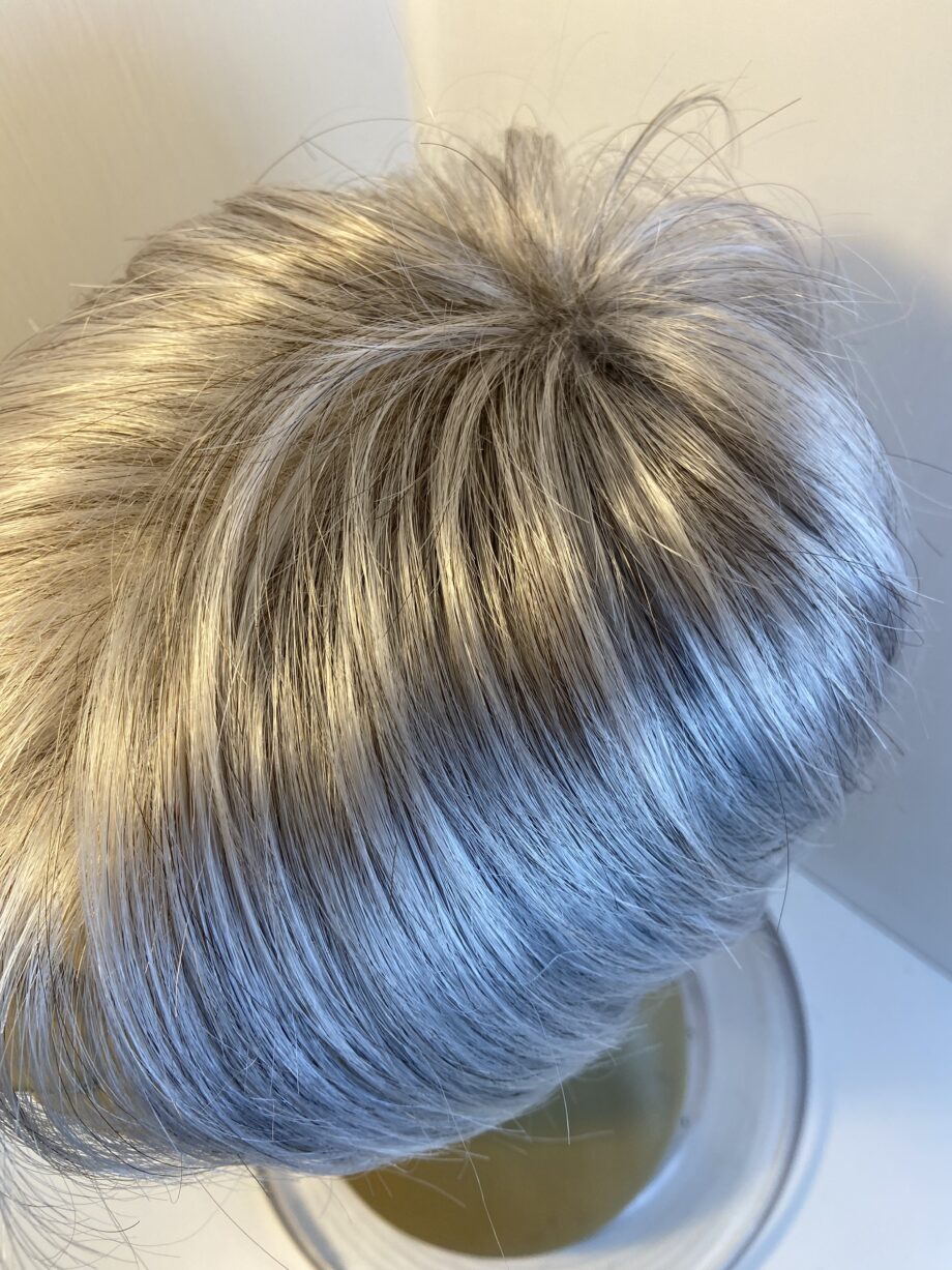 New never worn Raquel Welch silver short wig. Gss533