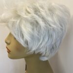 New white short funky wig. Wss621