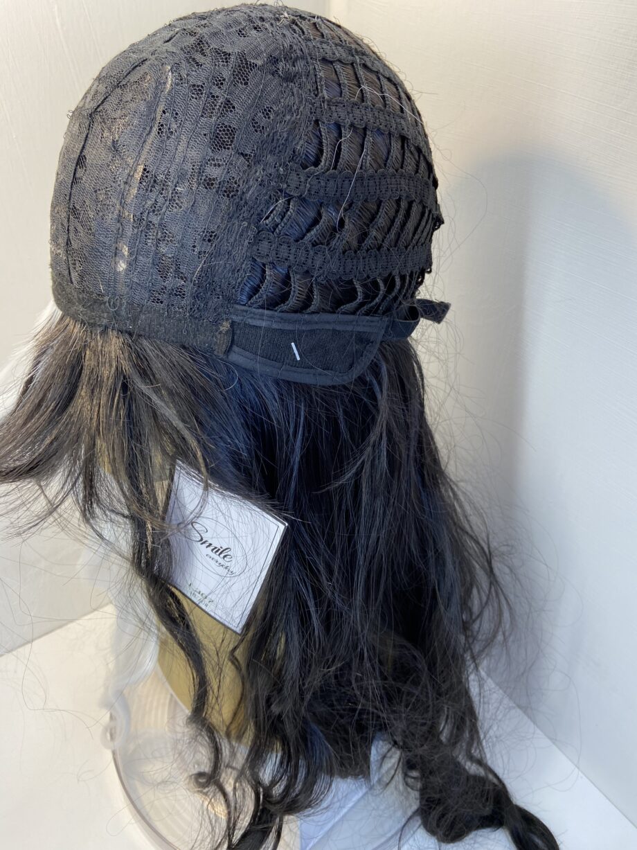 Black white long wavy wig. B/wlw622
