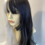White/black new long wig. B/wls620