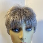 Stylish salt and pepper Noriko wig. Gss541