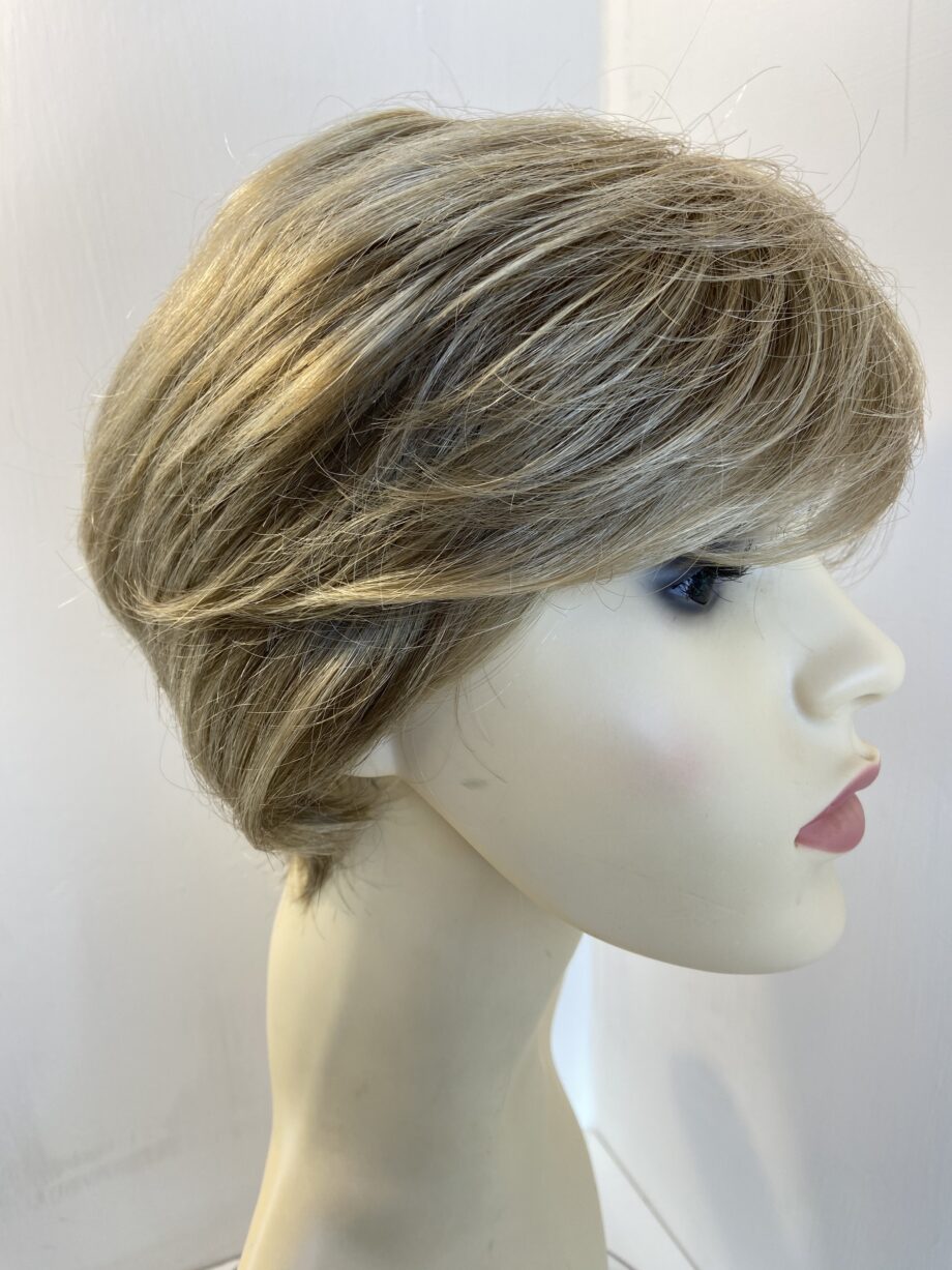 Blonde Gisela Mayer collection soft cap wig. Blss74