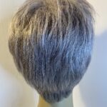 Stylish salt and pepper Noriko wig. Gss541