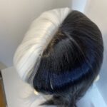 White/black new long wig. B/wls620