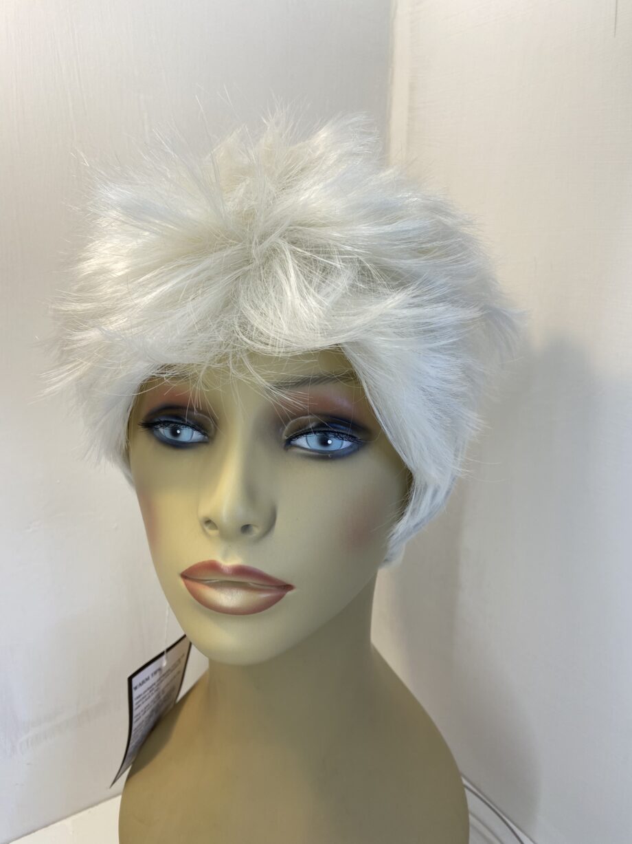 New white short funky wig. Wss621