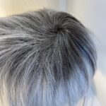 New Silver rooted short wig. Gss618