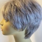 Stylish salt and pepper Noriko wig. Gss541