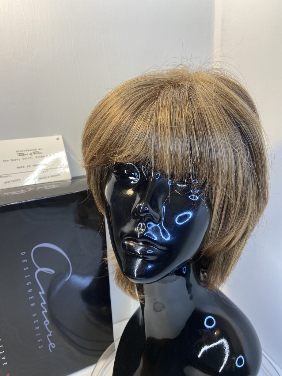 Rene of Paris marble brown boxed wig. Bbrms351