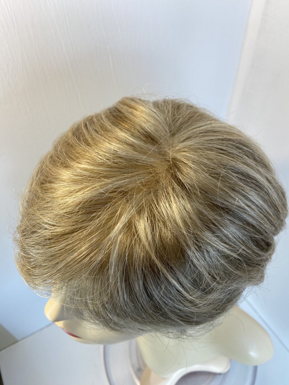 Blonde Gisela Mayer collection soft cap wig. Blss74