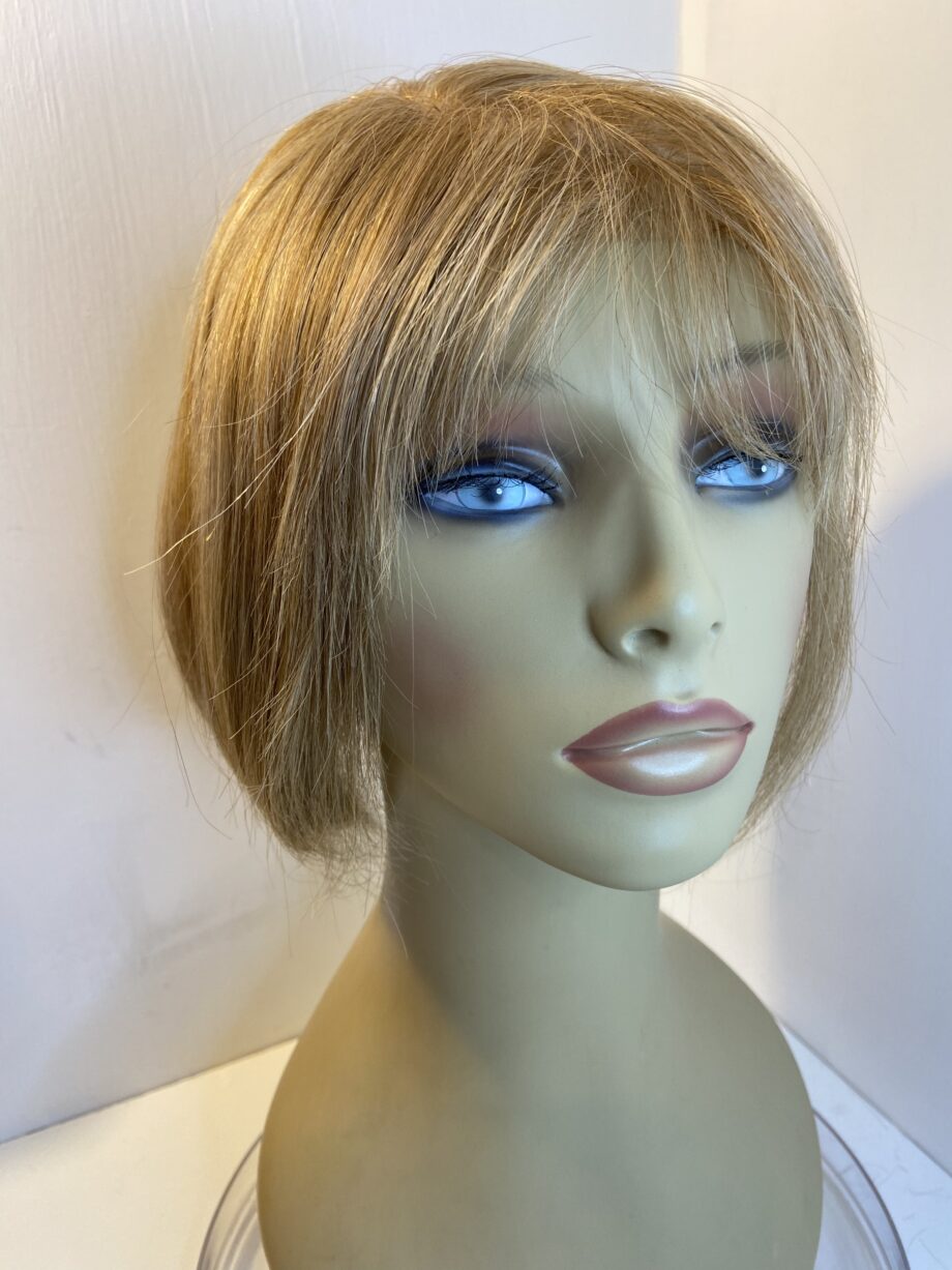 Soft cap blonde wig. Blms615