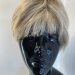 Short blonde Elle Wille collection wig. Blss76