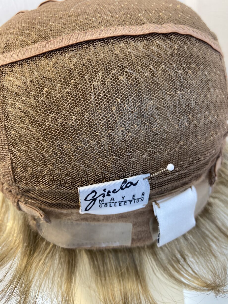 Blonde Gisela Mayer collection soft cap wig. Blss74