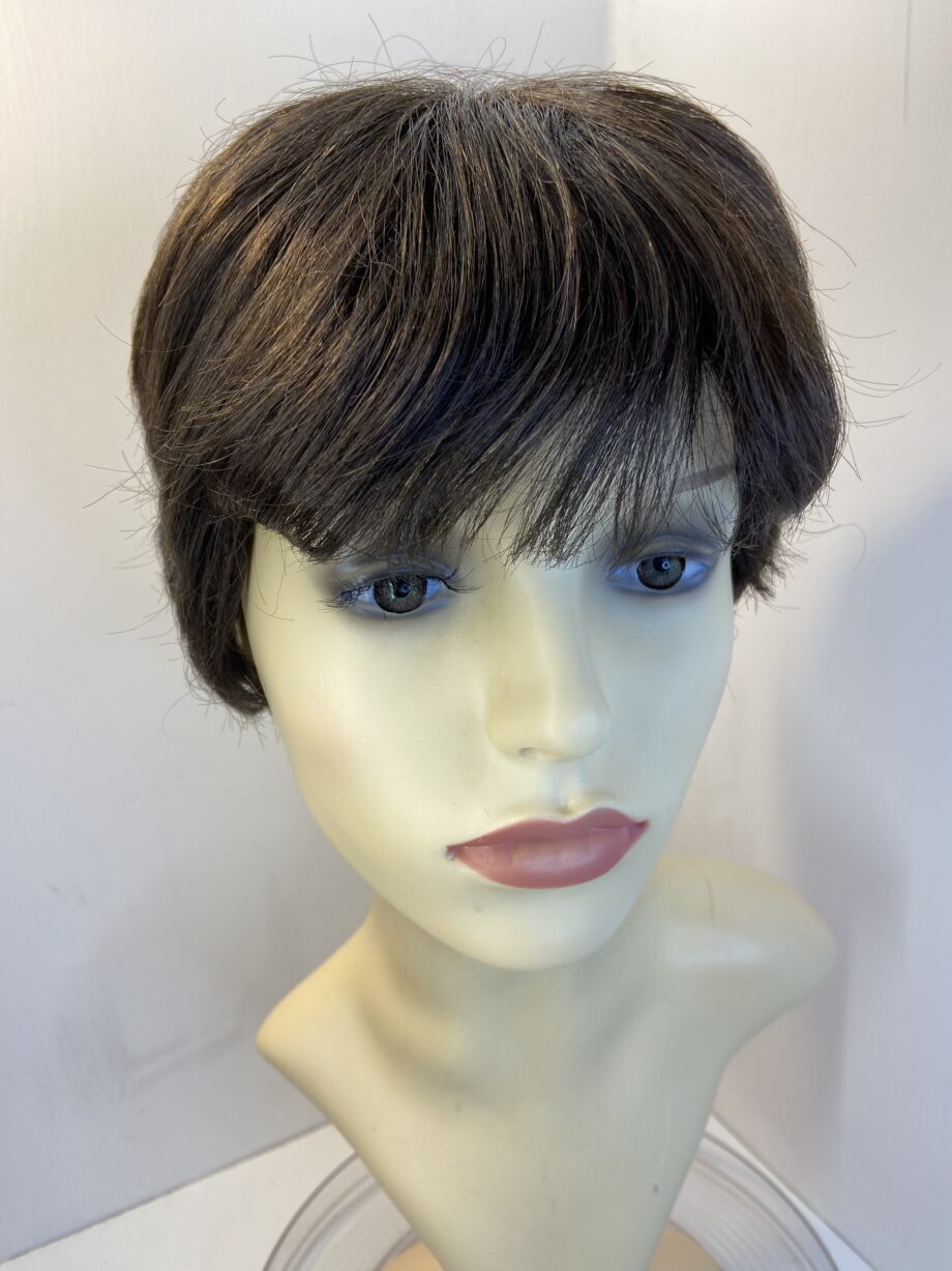 Short dark brown wig. Brss900