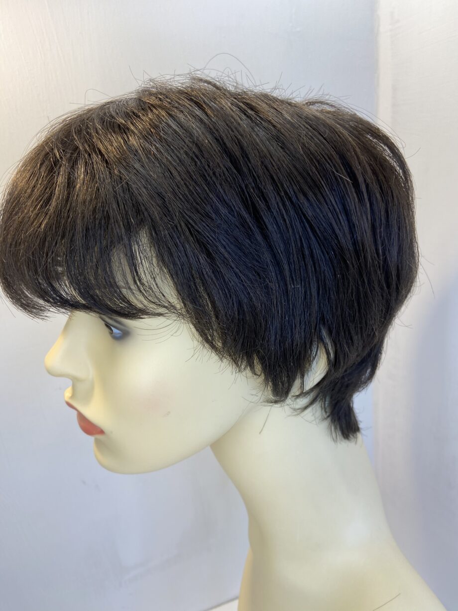 Short dark brown wig. Brss900