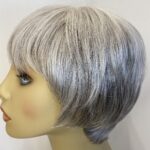 Very smart short silver wig. Gss555
