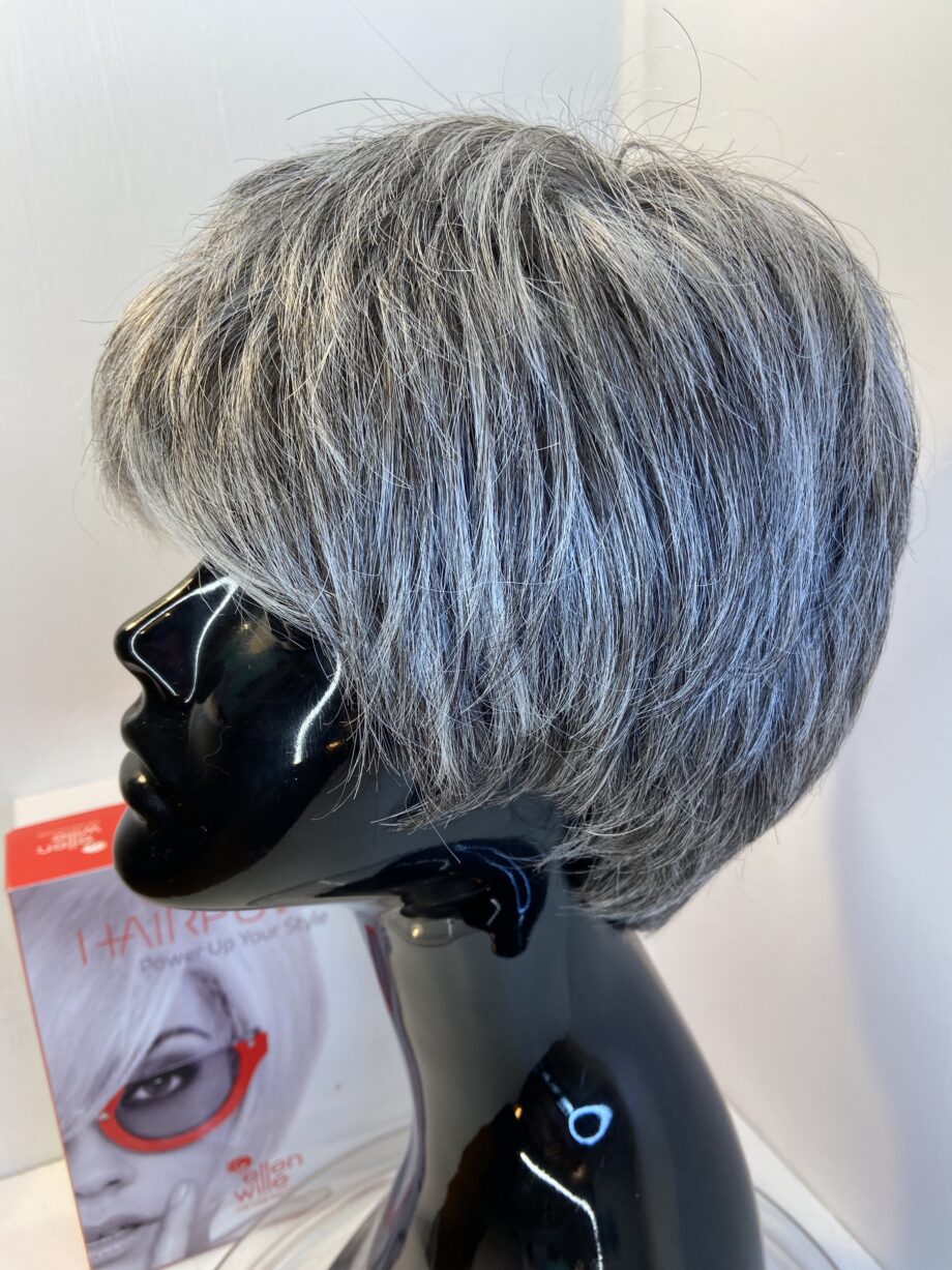 Salt and pepper grey short Ellen Wille wig. Bgss373