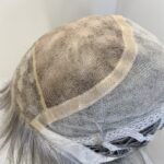 Very smart short silver wig. Gss555