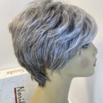 Silver grey short wig. Bgss372