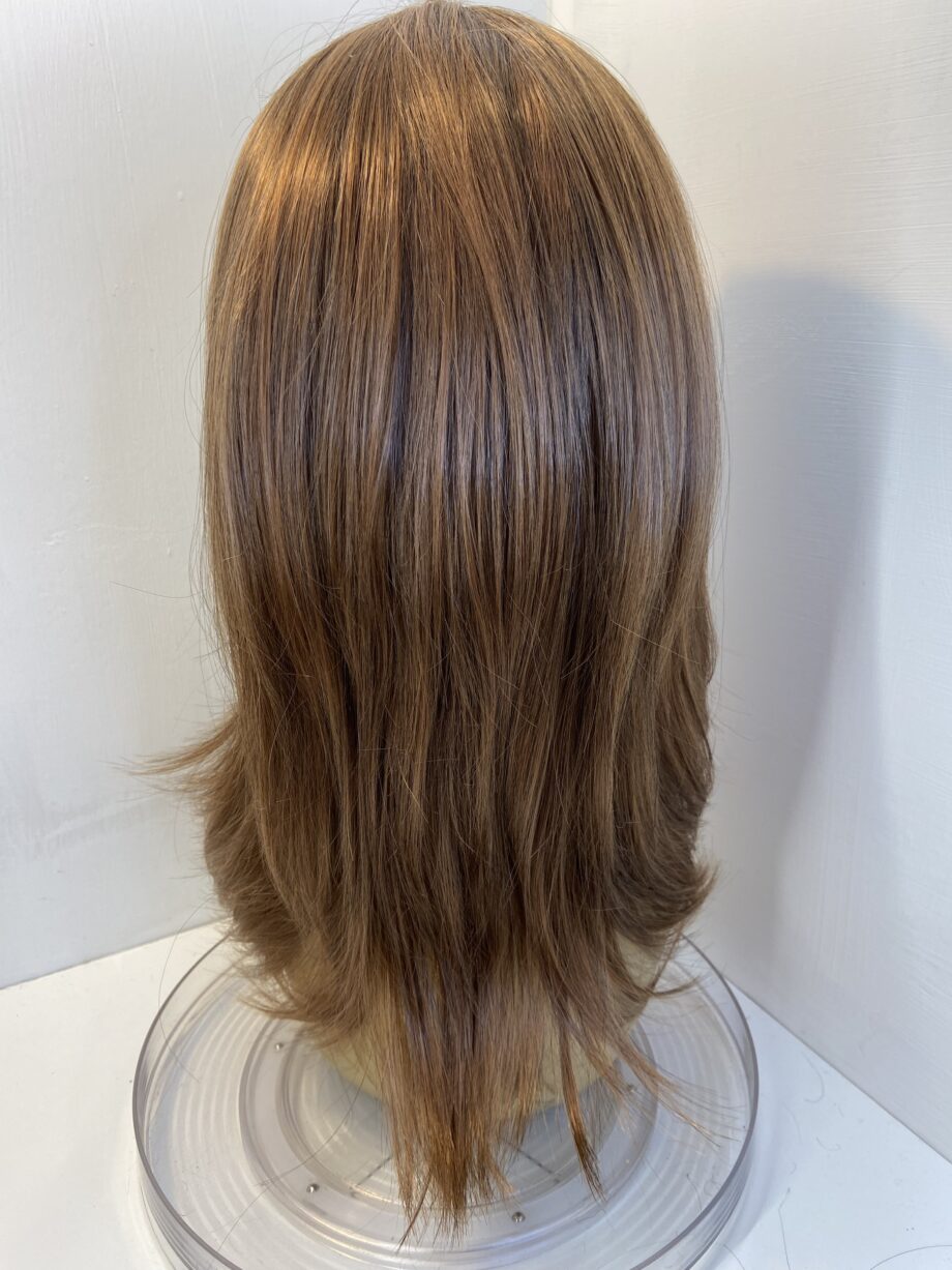 New shiny brown soft cap wig. Brls325