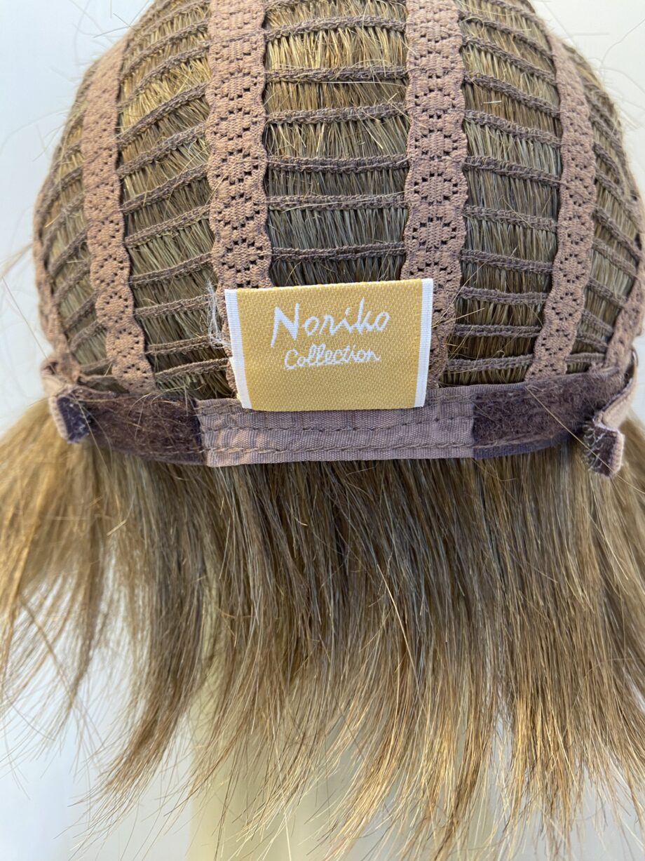 Light brown mid length Noriko design wig. Blms558