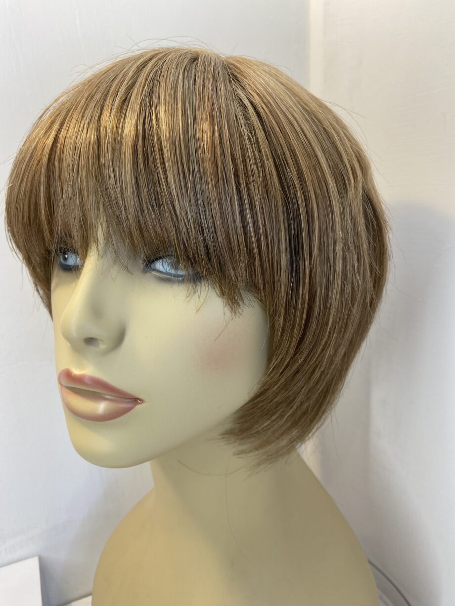 Light brown mid length Noriko design wig. Blms558