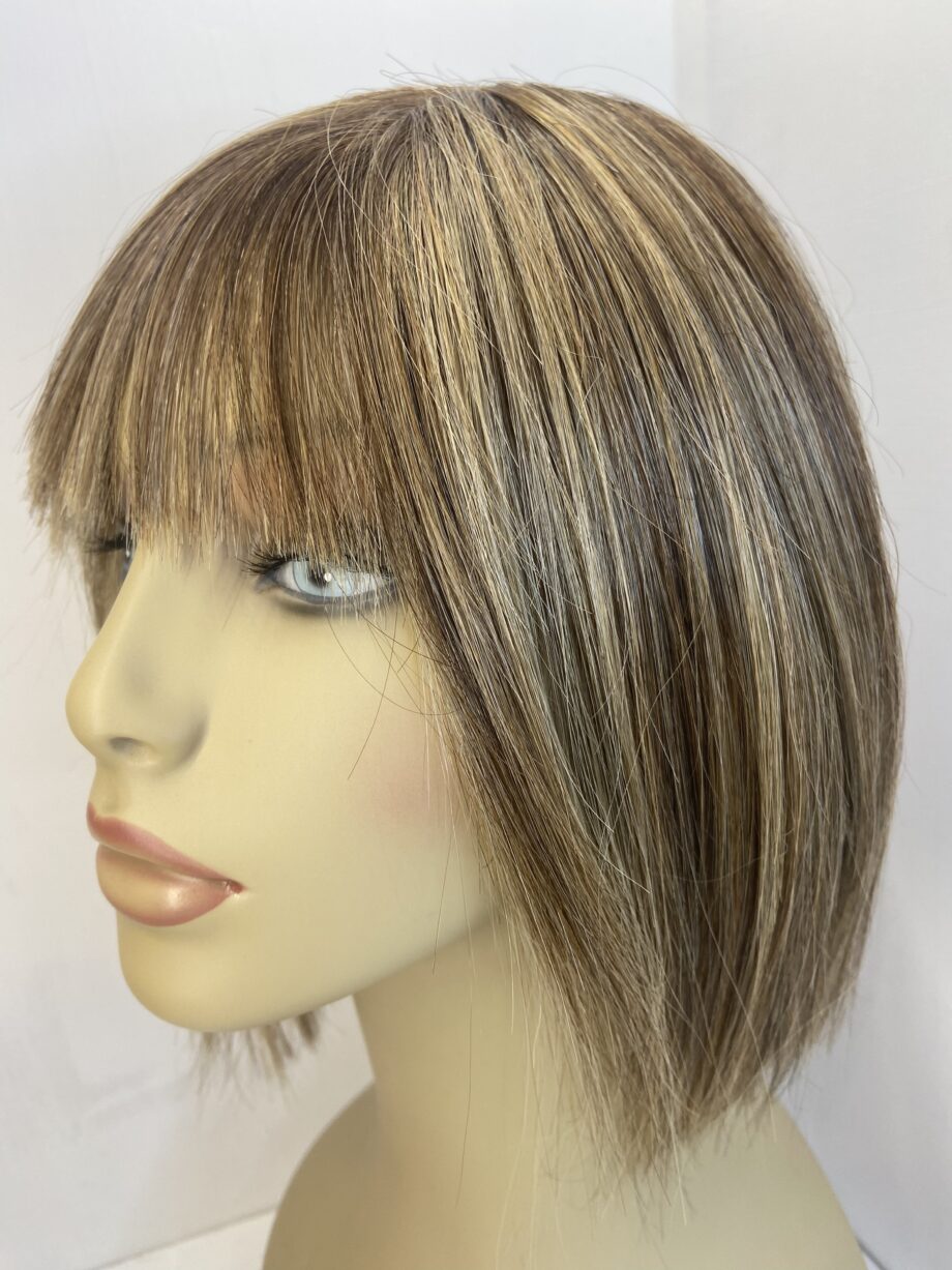 Human hair new brown wig. Brms544