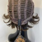 New Ginchy brown shiny wig. Brsw557