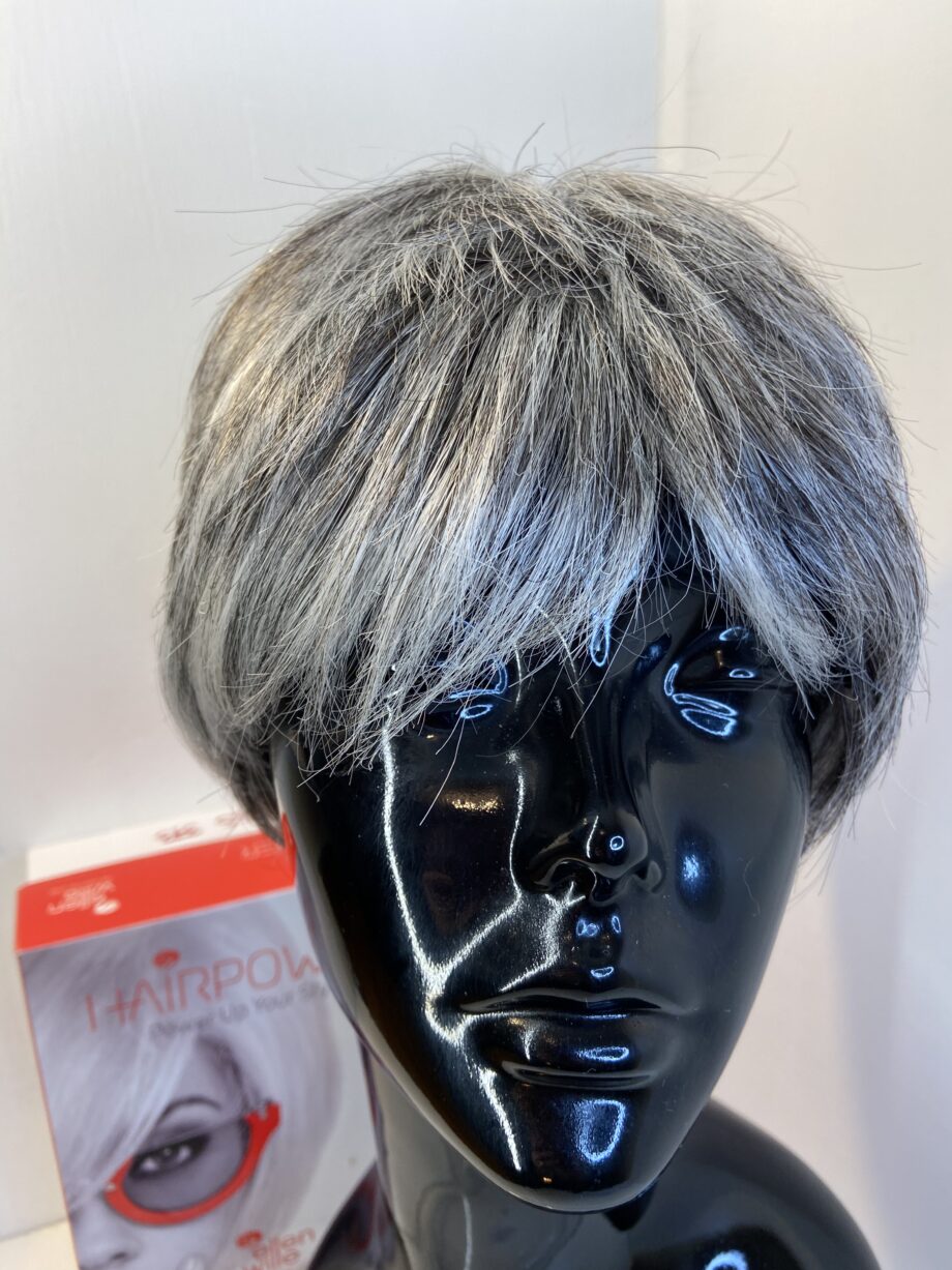 Salt and pepper grey short Ellen Wille wig. Bgss373