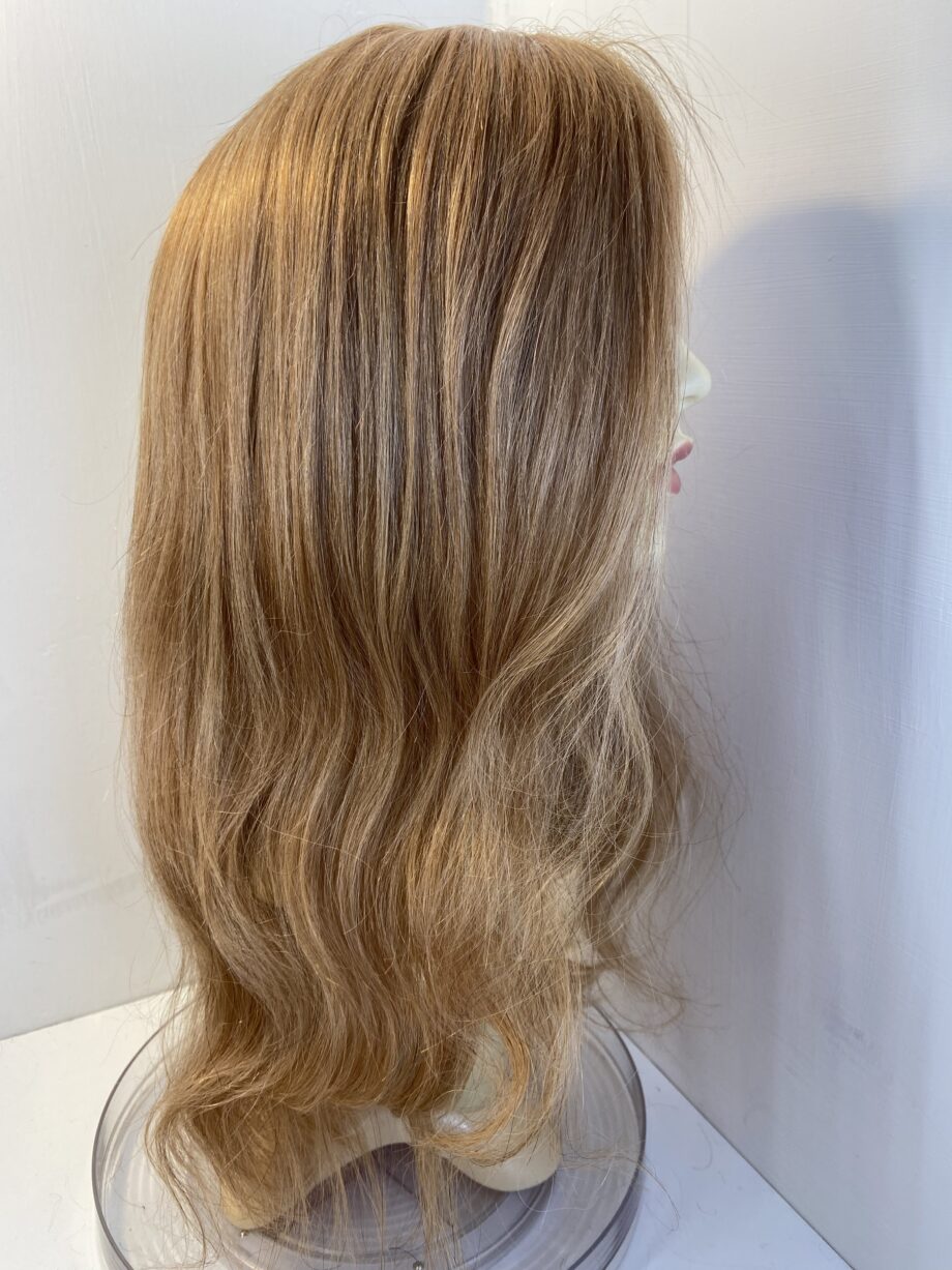 Strawberry blonde long soft cap wig. Bllw322
