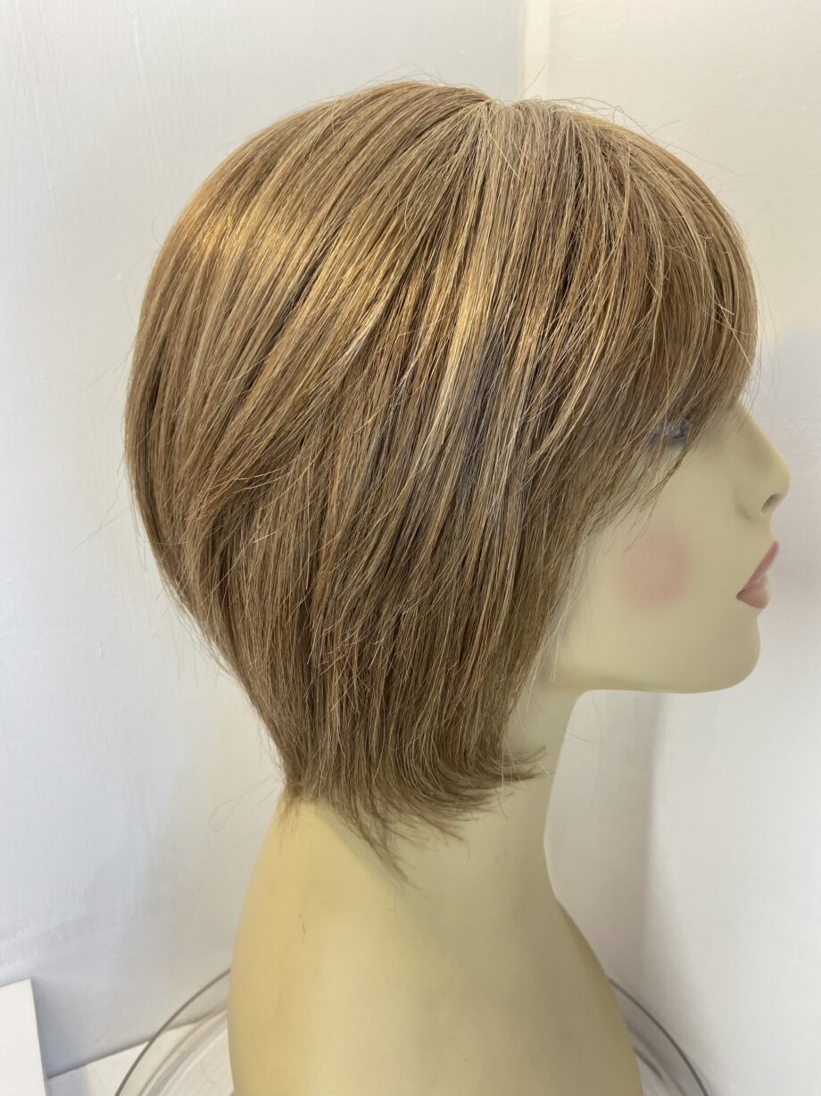 Light brown mid length Noriko design wig. Blms558