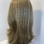 Blonde long shiny wig. Blls718