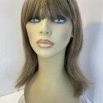 Blonde long shiny wig. Blls718