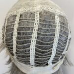 Silver grey short wig. Gss551