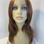 New shiny brown soft cap wig. Brls325
