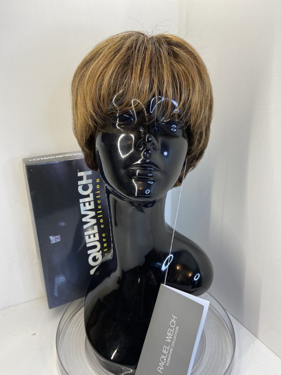 Raquel Welch new short brown wig. Bbrss385