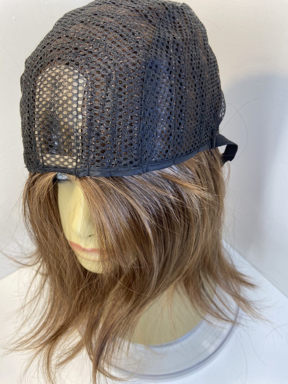 New shiny brown soft cap wig. Brls325