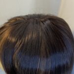 Very long brown highlighted wig. Brls356