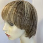 Light brown / blonde mid length wig. Blms635